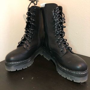 Mia Combat Boot! only worn once!